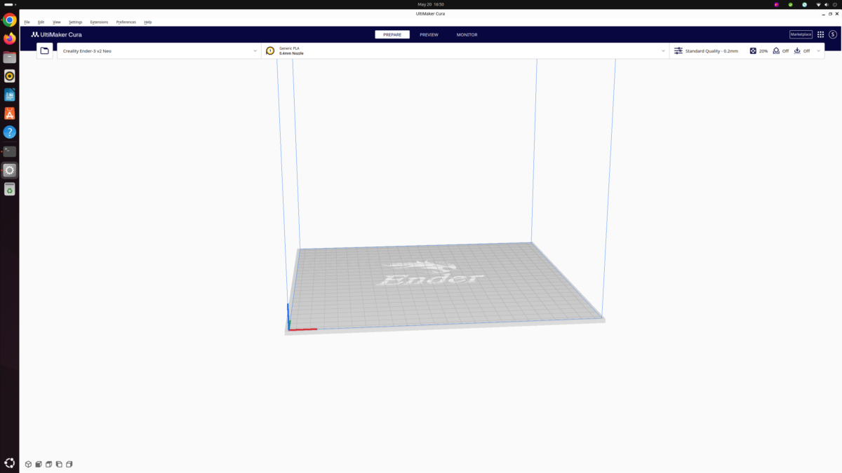 Ultimaker Cura en Ubuntu 24.04